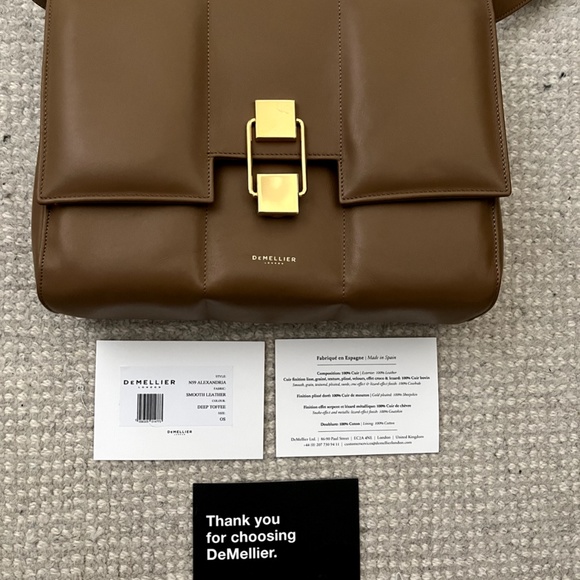 DeMellier The Alexandria Crossbody Bag in Deep Toffee Smooth ($465 retail) - Picture 2 of 10